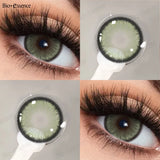 1 Pair Color Contact Lenses Fashion Beauty Lenses for New User Makeup Green Contact High Quality Natural Lenses Year