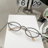 Daiiibabyyy  Crystal Stones Decoration Sunglasses for Men Women Oval Shape Designer Sunglasses Fashion Trendy Outdoor Sun Glass