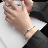 Daiiibabyyy Silver Color Geometry Bracelet for Women Girl Birthday Gift Simplicity Korean Office Jewelry Dropshipping Wholesale