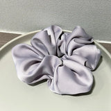 DAIIIBABYYY  -  Red Hair Scrunchies for Girls Hair Ties Big Size Ropes for Pony Accessories Satin Silk Fashion Style