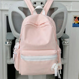 Daiiibabyyy  Women Students High-capacity Casual Backpack Y2k Aesthetic Sweet Kawaii Backpacks Fashion Trendy Korean Schoolbags Streetwear