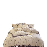 DAIIIBABYYY  -  French style pure cotton bed cover, four piece set on bed, 100 small floral all cotton duvet cover, bed sheet, lace style three