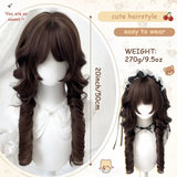 Daiiibabyyy  Synthetic Brown Wigs Cosplay Wig