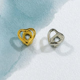 Daiiibabyyy  Hollowed-Out Heart-Shaped Gold Teeth Jewelry, Trendy Dental Accessory, Christmas Bestseller, Hip-Hop Dental Braces
