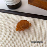 Daiiibabyyy  Acetic acid hair grab, fresh and sweet, can be sung alkaline water knot bread clip, retro bow circle, French style hair clip at