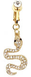 DAIIIBABYYY  -  1PC Fake Belly Button Ring Fake Belly Piercing Crown Clip On Umbilical Non Navel Fake Pircing Butterfly Cartilage Earring Clip