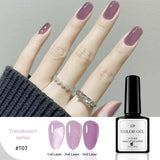 Daiiibabyyy Jelly Gel Nail Polish -  Black/white/red Gel Polish Translucent Nail Polish Gel Soak Off UV Gel Polish for Nail Art at home
