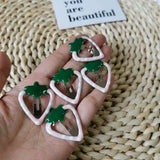 DAIIIBABYYY  -  Hot Sweetly Strawberry Fruit BB Hair Claw Side Clips for Women Girls Kids Child Hairpin Gift Hair Accessories Headwear Ornament