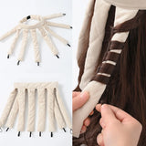 Daiiibabyyy  Lazy Hair Curler Hair Rollers Heatless Curling Rod Headband Curls Silk Ribbon Sleeping Soft Wave Formers No Heat Curls Ribbon