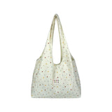 Daiiibabyyy  Women's Tote Bags Korean Floral Sweet Fashionable Versatile Canvas Bags New Large Capacity Commuting Shoulder Bags For Girl