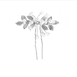 DAIIIBABYYY  - 1pc Bridal Hairpins Wedding Pearl Flower Crystal Bridesmaid Hair Pins metal gift women girl Hairdressing Hair Accessories
