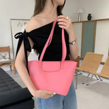 Daiiibabyyy  Summer Waterproof Pvc Transparent Tote Bag with Small Purse Women Shoulder Bag Beach Vacation Daily Travel Casual Shopper