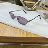 Daiiibabyyy  Oval Shape Woman Sunglasses Korean Style UV400 Protection Sun Glasses Man High Quality Female Sunglass