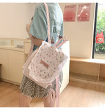 Daiiibabyyy  Women's Fashion Bag Sweet Lace Backpack Women's Small Backpack  Ladies' Backpack Lightweight Travel Backpack Kawaii Smalll Bag