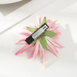 Daiiibabyyy Bohemia Women Small Hairpin Beach Vacation Flower Hair Clips Flower Duckbill Barrettes Hairpin Summer Girls Headdress