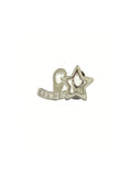 Daiiibabyyy  1Pcs Fashionable Women's Tooth Jewelry, Hollow Five-Pointed Star And Bar Zirconia Double Tooth Accessories