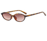 DAIIIBABYYY  -  Fashion Brand Oval Leopard Brown Women Sunglasses Small Frame Sun Glasses Ladies Retro Frame Eyewear Shade Oculus De Sol