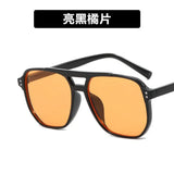 DAIIIBABYYY  -  2024 Fashion Anti-blue Light Glasses Men Women Transparent Computer Glasses Large Frame Retro Eyeglass Square Eyeglasse