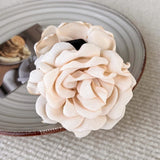 DAIIIBABYYY  -  Romantic French Rose Flower Barrettes Women's Back Head Shark Clip Large Grip Loose Clip Headdress Fashion