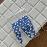 Daiiibabyyy  Fashionable polka dot hairpin pair clip cute girl plaid dripping oil big water drop BB clip