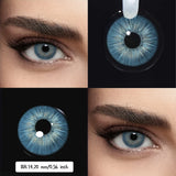 Daiiibabyyy  1Pair PATTAYA Fashion Makeup Beauty Contacts Lenses Soft Half Year Green Contacts Eyes New York Myopia Color Lenses