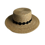 Daiiibabyyy  Stylish Women s Straw Fedora Hat with Breathable Design and Chic Belt Decoration Trendy Short Brim Panama Cap for Summer Sun