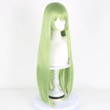 Daiiibabyyy  Green Big Long Straight High Quality Synthetic Wig Comic Character Cosplay Wig Comic Reality Show Wig
