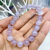 DAIIIBABYYY  -  Natural Purple Agate&Cinnabar Bracelet Gemstone Crystal Jewelry Bangle For Women Healing Bohemia Holiday Gift 1pcs 10MM