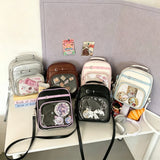 Daiiibabyyy  New Women Fashion Casual Backpack Preppy Style One Shoulder Crossbody Handbag Original Niche Design Girl Ulzzang Ita Bag