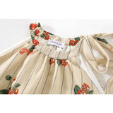 DAIIIBABYYY  -  Chic Dress for Women O-neck Sleeveless Patchwork A-line Dresses Striped Retro Korean Style Skirts Summer Trendy Female Clothing