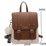Daiiibabyyy Fashion Women Backpack Female High Quality Leather Small Book School Bags for Teenage Girls Sac A Dos Travel Rucksack Mochilas
