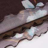 Daiiibabyyy  American Prairie Chic Flower Print Edible Tree Fungus Low Waist Gauze Vintage Skirts