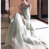 Daiiibabyyy  Lace Cami Tiered Dress Elegant Swing Maxi Dress for Women Vacation Slim Fit Outfit