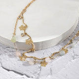 Daiiibabyyy  Sexy Double Layer Colorful Stone Chain for Women Crystal Butterfly Waist Bead Belly Chain Belly Belt Summer Beach Body Jewelry