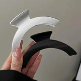 Daiiibabyyy  Women's Shark Clip Large Metal Arched Fashionable And Simple Ponytail Clip Back Head Coiled Hair Unique Hair Accessory Wholesale