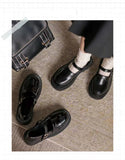 DAIIIBABYYY  -  Autumn Black Japanese Kawaii Sandals Women College Style Sweet Mary Janes Shoes Ladies Buckle Design Casual Platform Shoes