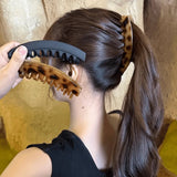 Daiiibabyyy  Simple Solid Color Banana Clip Convenient And Fashionable Hairpin Suitable For Women And Girls Hairpin Hair Accessories