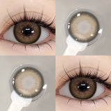 Daiiibabyyy  1 Pair Natural Color Contact Lenses Korean Brown Lenses Beauty Fashion Gray Lense Blue Lenses with High Quality Lens