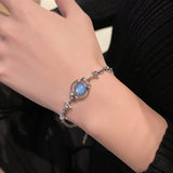 Daiiibabyyy Fashion Planet Bracelet for Women Charm Luxury Moonstone Crystal Stars Bracelet Girls Fine Jewelry Bracelet Women Jewelry Gift