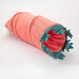 DAIIIBABYYY  -   Cats Tunnel Bed Pet Tunnel Collapsible Vegetable Shaped Kitten Games Toys Nest Soft Corduroy Puss Sleeping Supplies