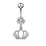 DAIIIBABYYY  -  Fashion Crystal Belly Piercing for Women Sexy Navel Ring Ombligo Belly Button Piercing Body Piercing Jewelry Wholesale
