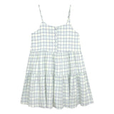 DAIIIBABYYY  -  Sweet Girl Off-shoulder Sleeveless Contrast Plaid Suspender Dress Women's French Loose Slimming Age-reducing Camisole Dresses