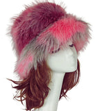 Daiiibabyyy  New autumn and winter plush imitation fox fur basin hat ski hat fisherman hat warm fur furry imitation fur women's hat
