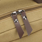 Daiiibabyyy  Canvas retro backpack, outdoor hiking, multifunctional, multi compartment, chest bag, side backpack