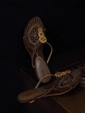 Daiiibabyyy  Fashion Designer Women's Shoes Luxury Rhinestone Low Heel Sandals for Woman Elegant French Style Casual Shoes Sandalias De Mujer