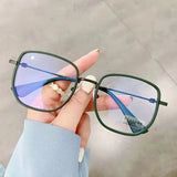 DAIIIBABYYY  -  Anti Blue Light Glasses Women Men Optical Spectacle Eyeglasses Square Transparent Transparent Computer Glasses Eyewear Oculos