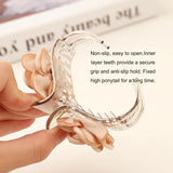 Daiiibabyyy  Hair Clip Medium, 1.61 Inch Small Hair Claw Clips for High Ponytail,Shark Hair Clips Birthday Valentine's Day Gift for Girl Frie