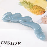 DAIIIBABYYY  -  Korean Simple Banana Clip High Ponytail Claw Clip Ponytail Holder Women Girls Barrettes Headwear Hair Accessories Braiding Tools