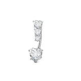 DAIIIBABYYY  -  Fashion Crystal Belly Piercing for Women Sexy Navel Ring Ombligo Belly Button Piercing Body Piercing Jewelry Wholesale