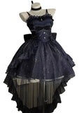 DAIIIBABYYY  -  Japan Gothic Lolita Jsk Mini Dress Women Kawaii Ruffles Bow Suspender Princess Dresses Girl Sweet Fairy Party Trailing Dress